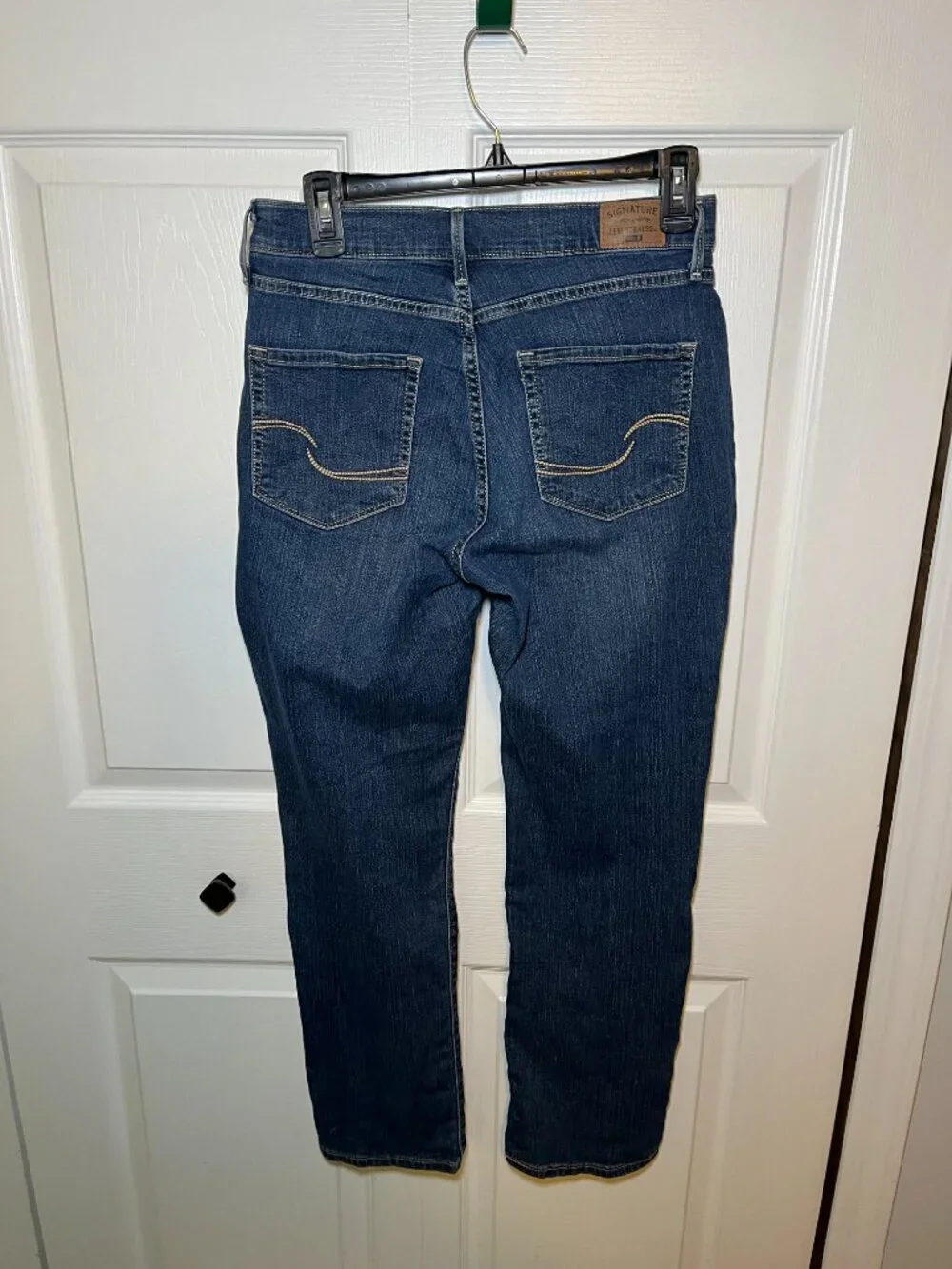 Levi Strauss Curvy Straight Jeans Womens 6S Medium Wash Denim - Picture 3 of 4